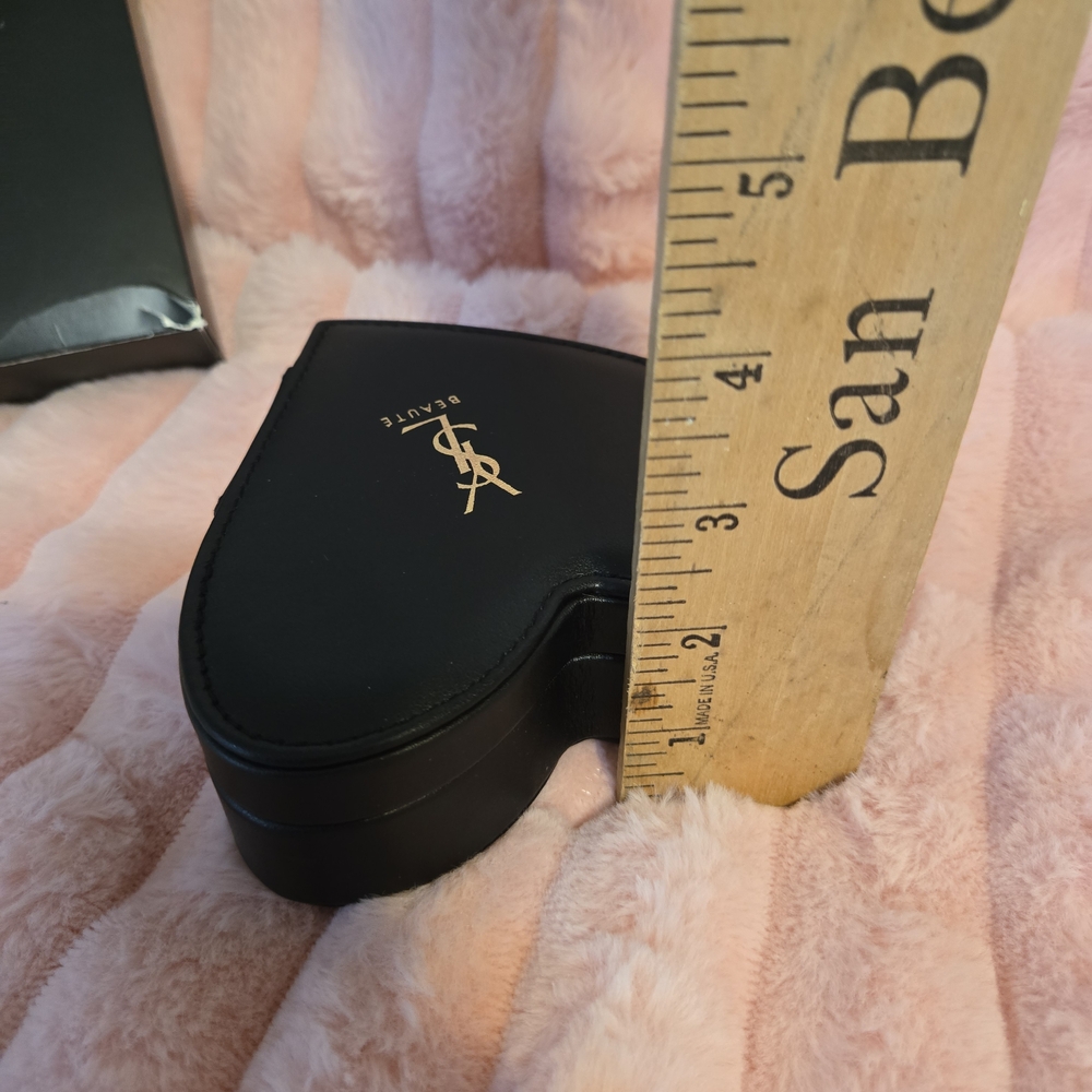 Yves Saint Laurent Black Heart Pouch - Picture 7 of 7